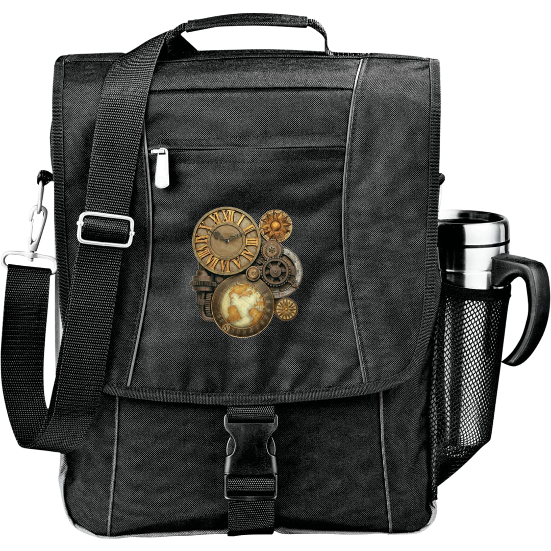 Verona Vertical 15&quot; Computer Briefcase - 4850-12 Black