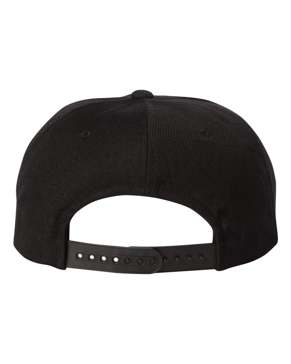 YP Classics Premium Five-Panel Snapback Cap - 5089M Black