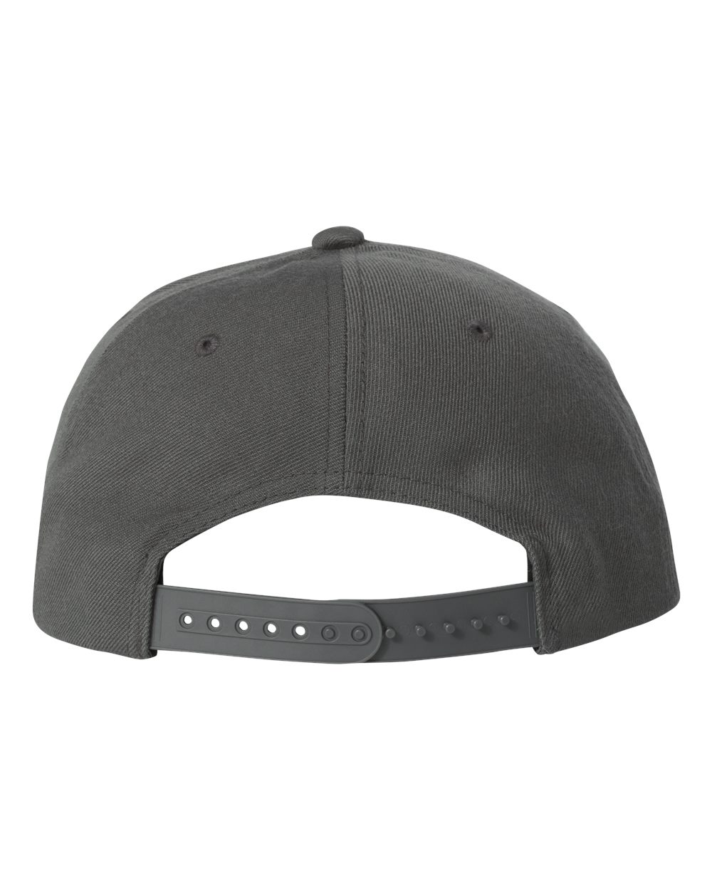 YP Classics Premium Five-Panel Snapback Cap - 5089M Dark Grey