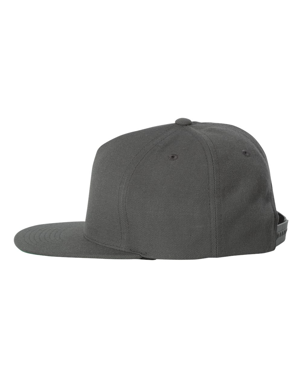 YP Classics Premium Five-Panel Snapback Cap - 5089M Dark Grey