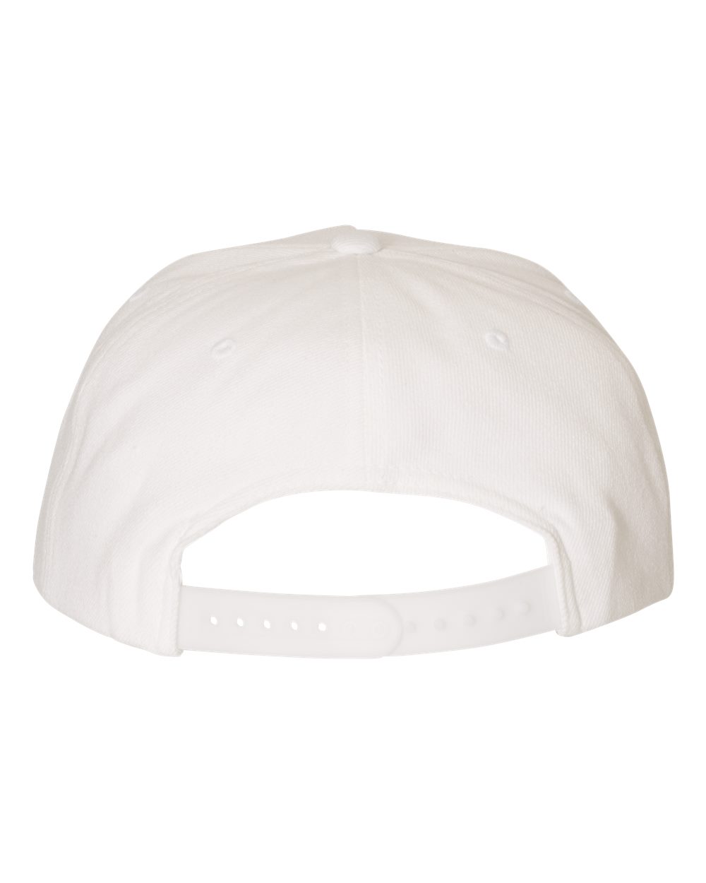 YP Classics Premium Five-Panel Snapback Cap - 5089M White