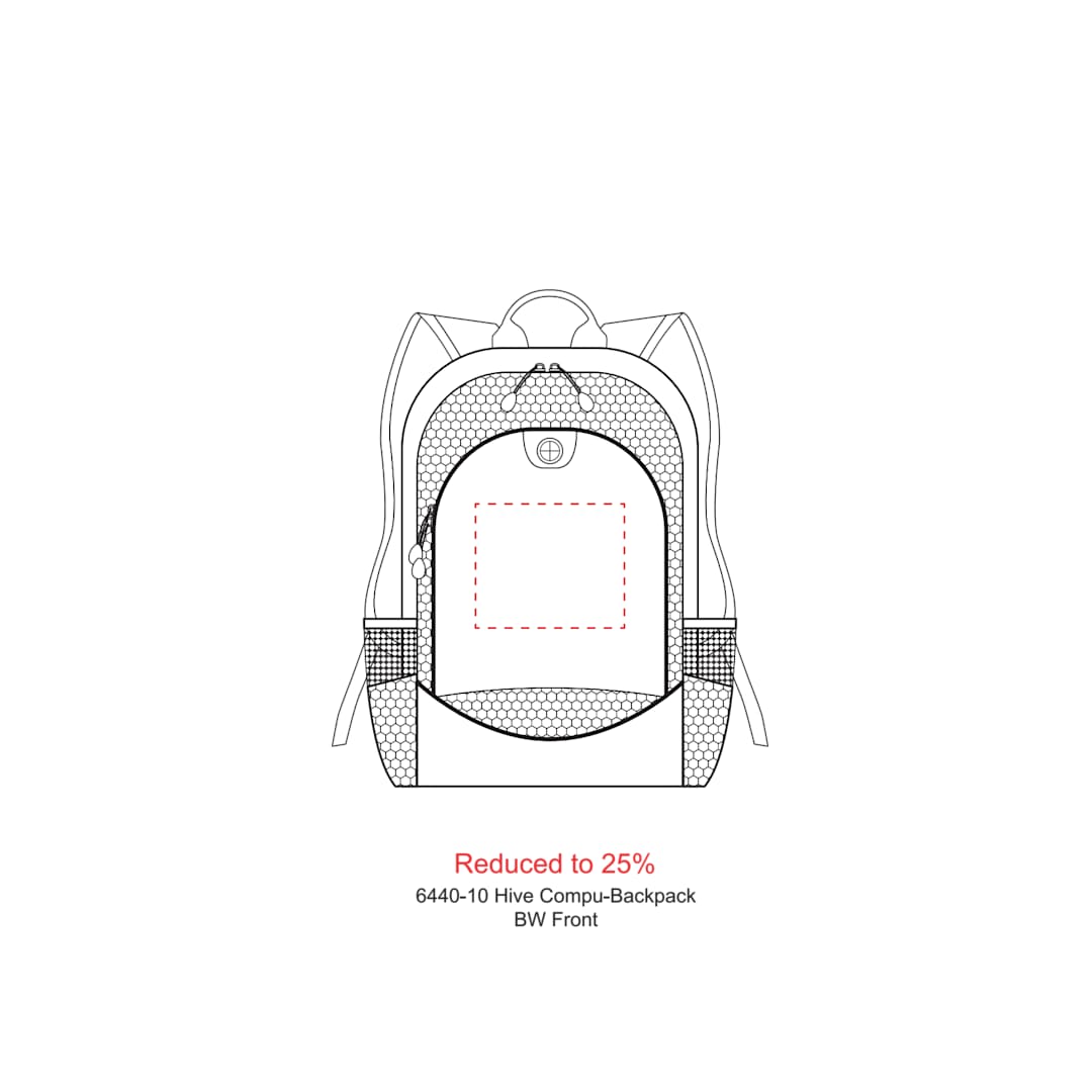 Hive 15" Computer Backpack - 6440-10 Black