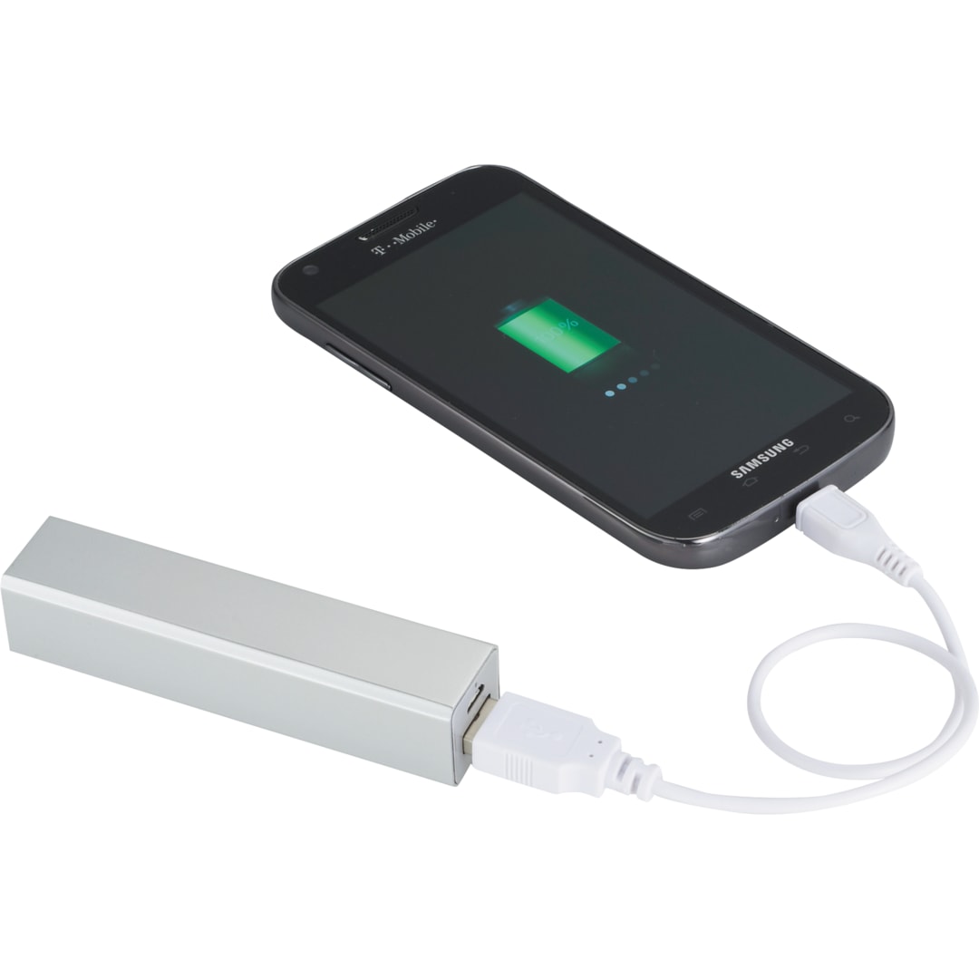 Jolt 2,200 mAh Power Bank - 7120-15 Silver