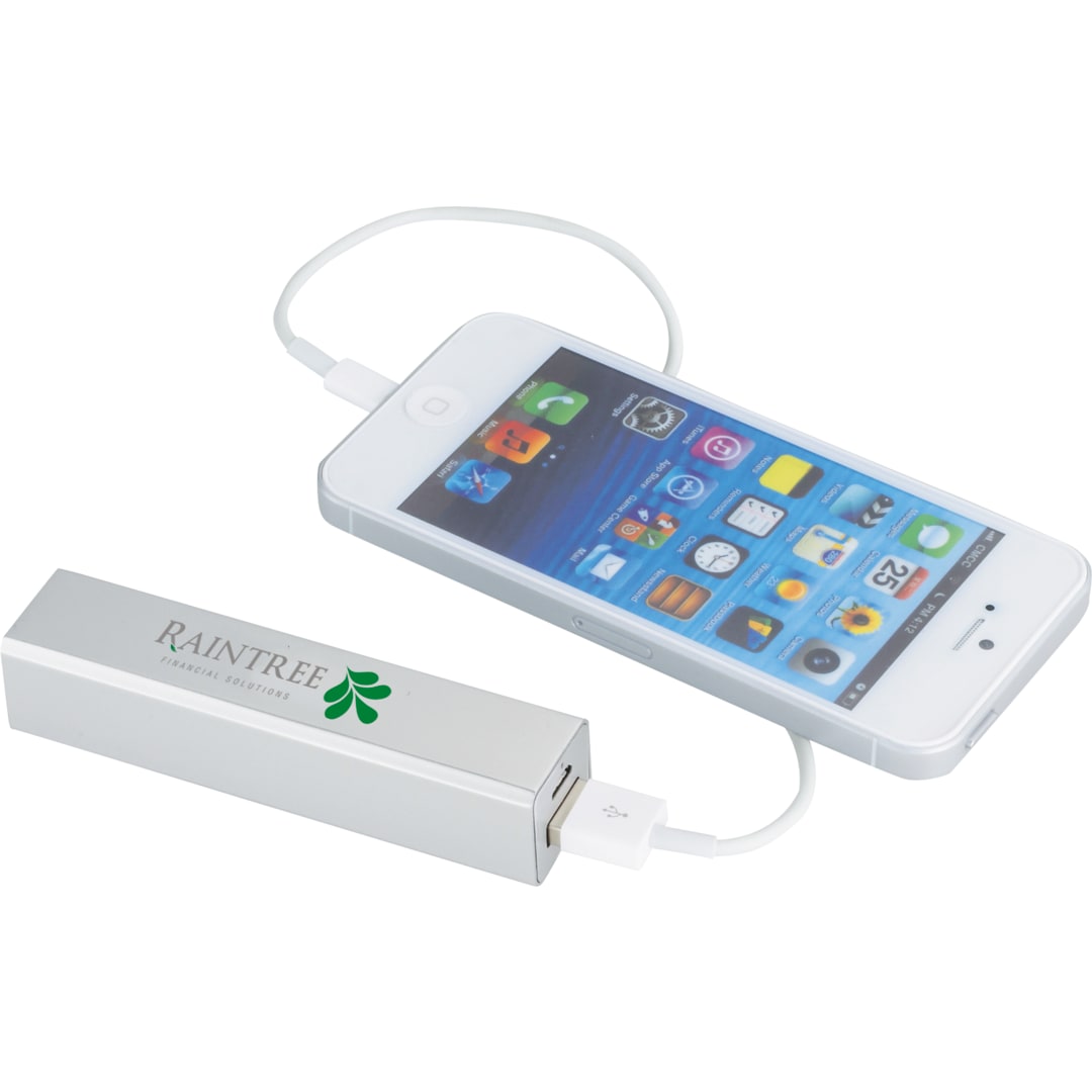 Jolt 2,200 mAh Power Bank - 7120-15 Silver