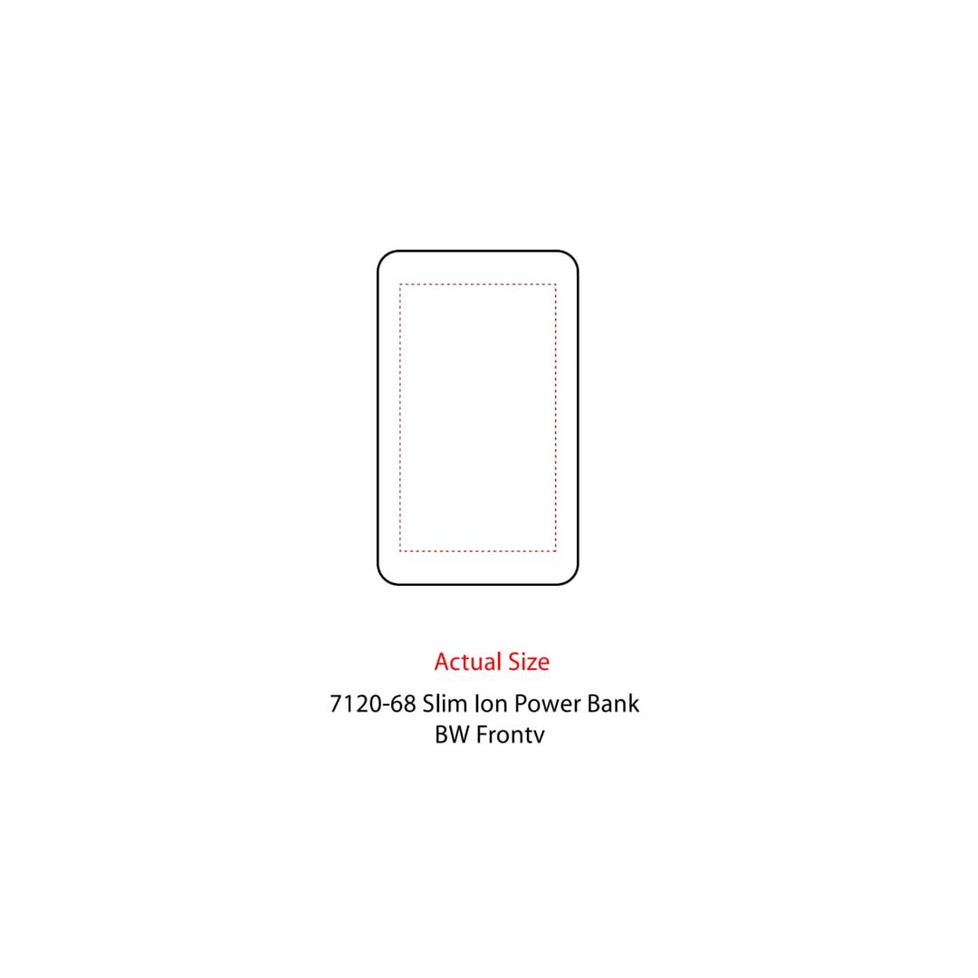 Slim Ion 2,500 mAh Power Bank - 7120-68 Black