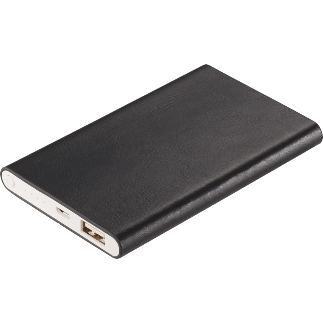 UL Listed Abruzzo 4,000 mAh Power Bank - 7121-40 Black