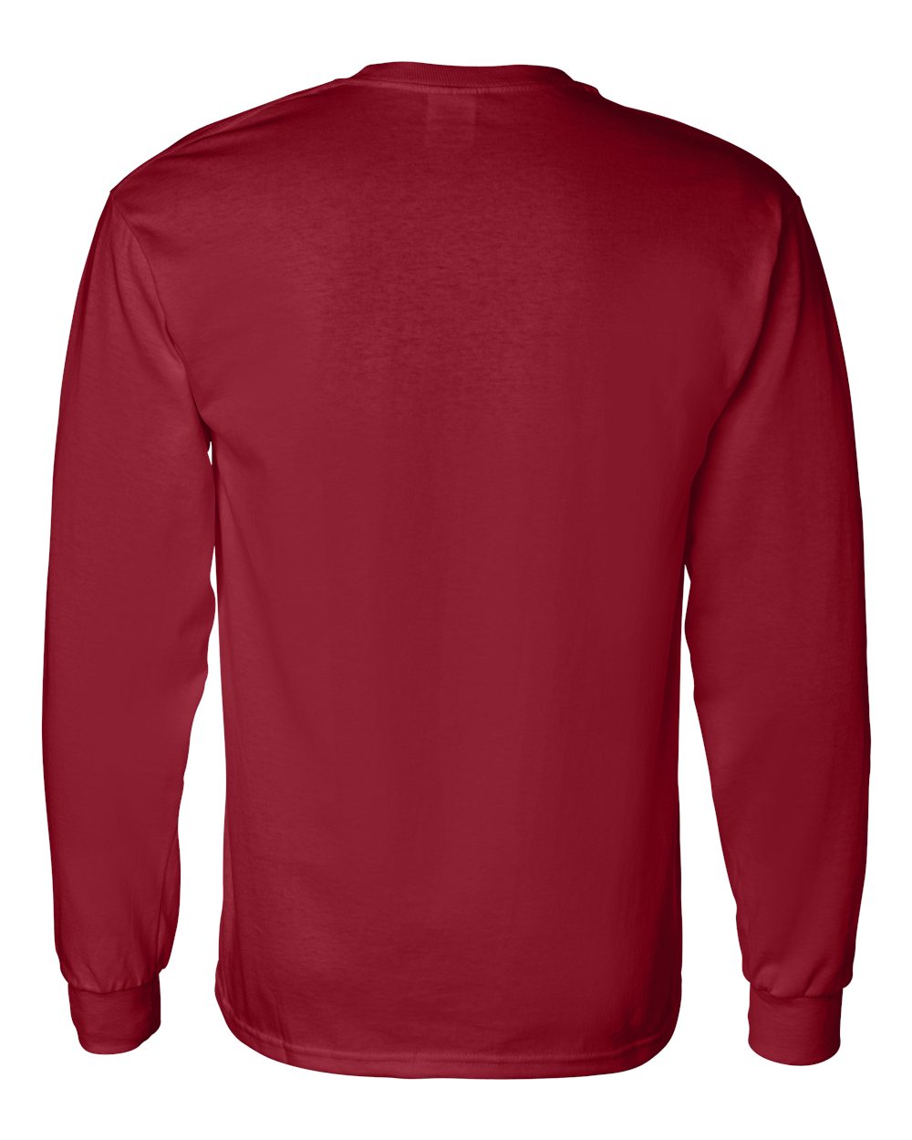 Gildan Unisex Heavy Cotton™ Long Sleeve T-Shirt - 5400 Garnet
