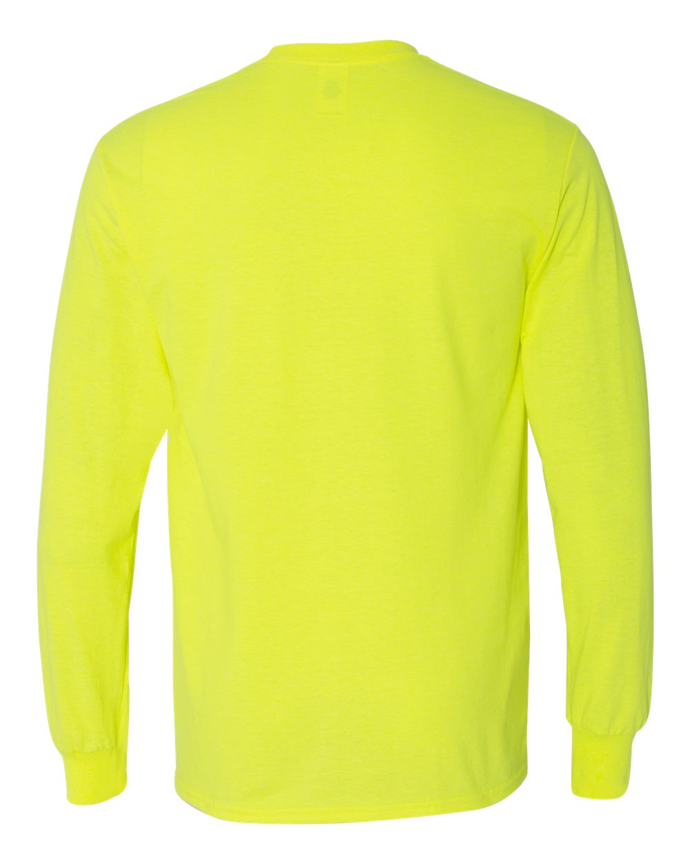 Gildan Unisex Heavy Cotton™ Long Sleeve T-Shirt - 5400 Safety Green