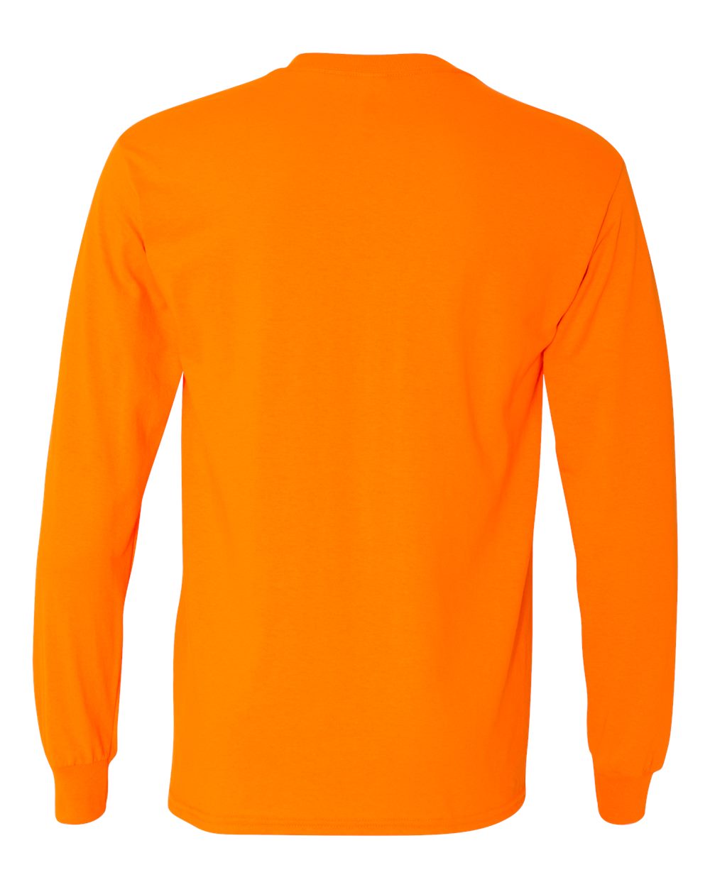 Gildan Unisex Heavy Cotton™ Long Sleeve T-Shirt - 5400 Safety Orange