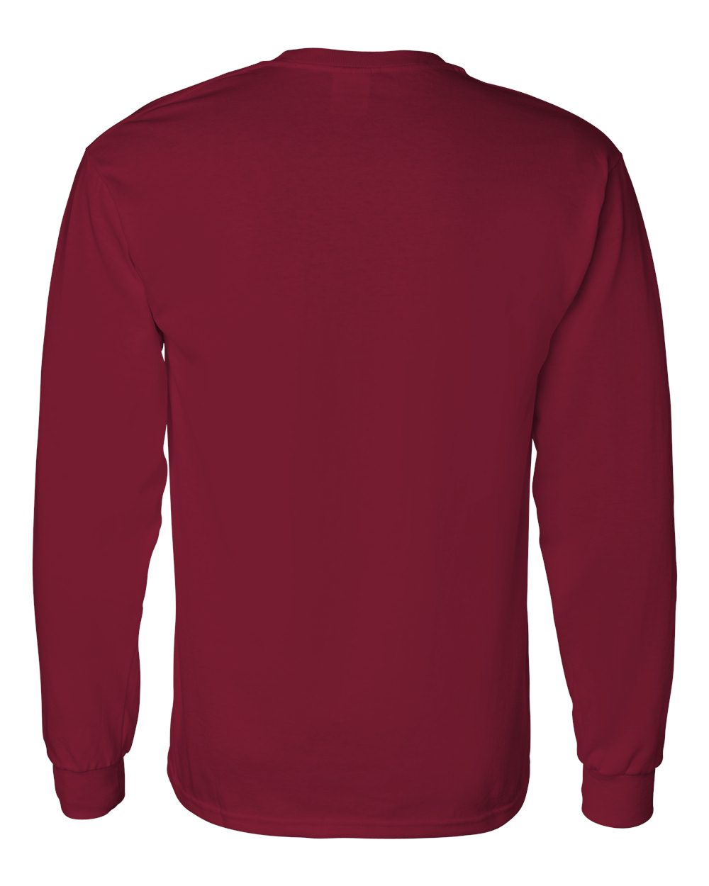 Gildan Unisex Heavy Cotton™ Long Sleeve T-Shirt - 5400 Cardinal Red