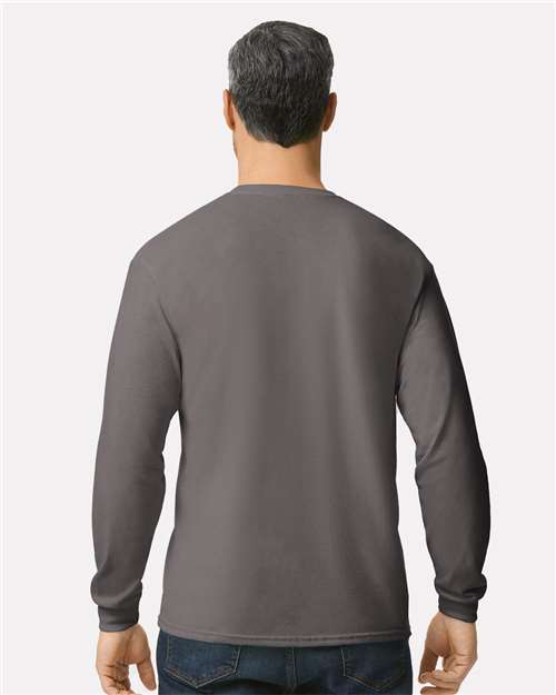 Gildan Unisex Heavy Cotton™ Long Sleeve T-Shirt - 5400 Charcoal