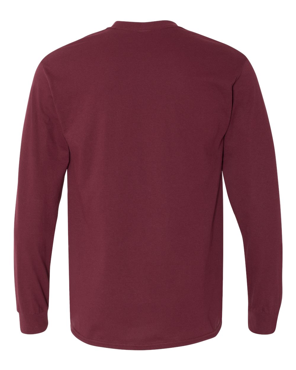 Gildan Unisex Heavy Cotton™ Long Sleeve T-Shirt - 5400 Maroon