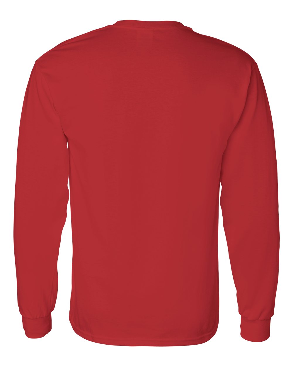 Gildan Unisex Heavy Cotton™ Long Sleeve T-Shirt - 5400 Red