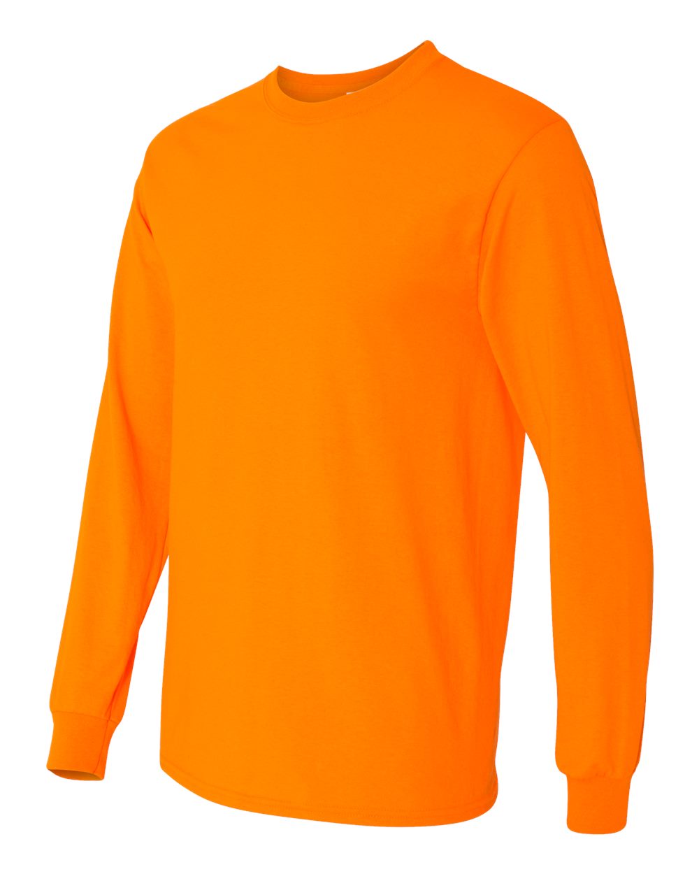 Gildan Unisex Heavy Cotton™ Long Sleeve T-Shirt - 5400 Safety Orange