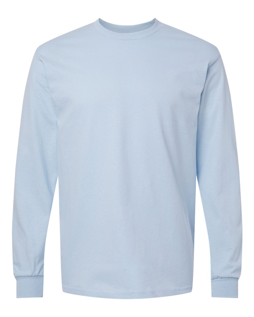 Gildan Unisex Heavy Cotton™ Long Sleeve T-Shirt - 5400 Light Blue