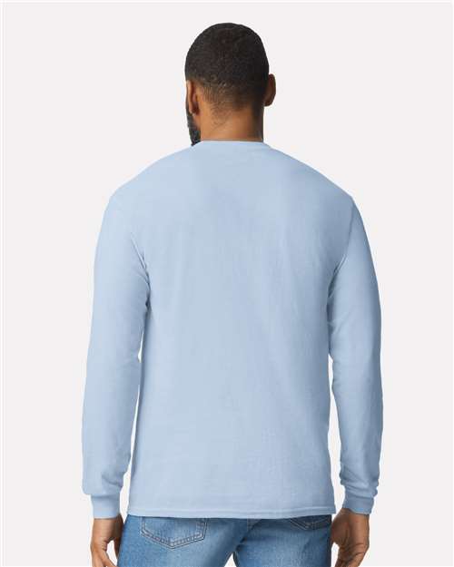 Gildan Unisex Heavy Cotton™ Long Sleeve T-Shirt - 5400 Light Blue
