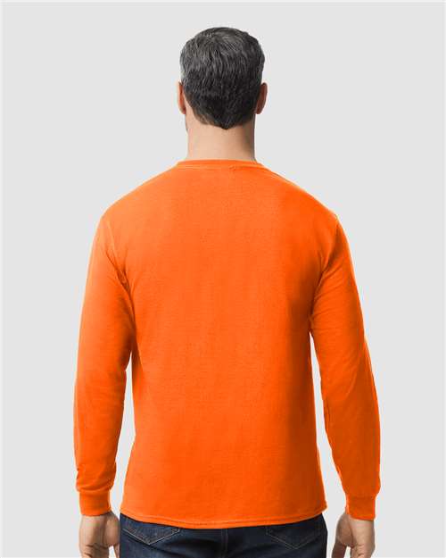 Gildan Unisex Heavy Cotton™ Long Sleeve T-Shirt - 5400 Orange
