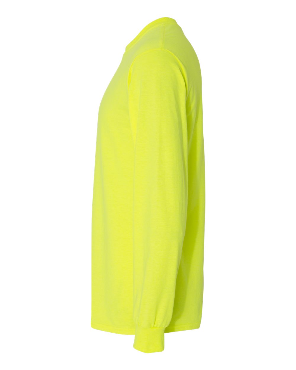 Gildan Unisex Heavy Cotton™ Long Sleeve T-Shirt - 5400 Safety Green