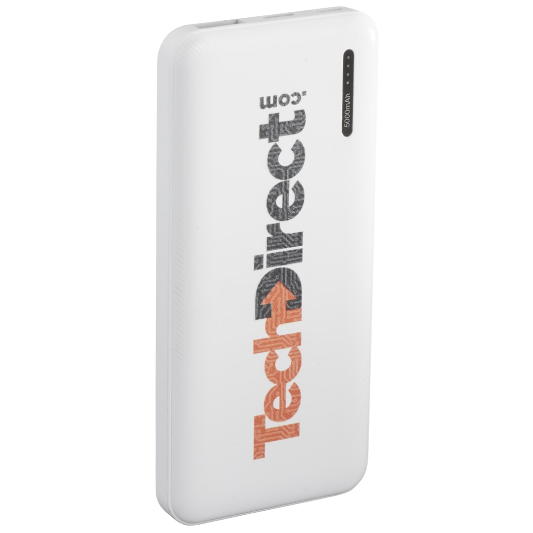 Zodiac High Density 5000 mAh Power Bank - 7121-72 White