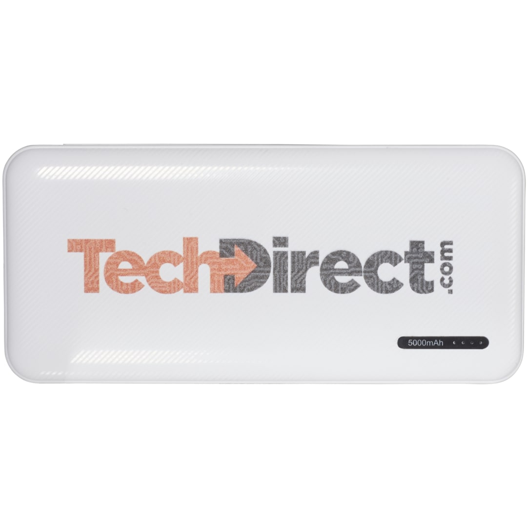 Zodiac High Density 5000 mAh Power Bank - 7121-72 White