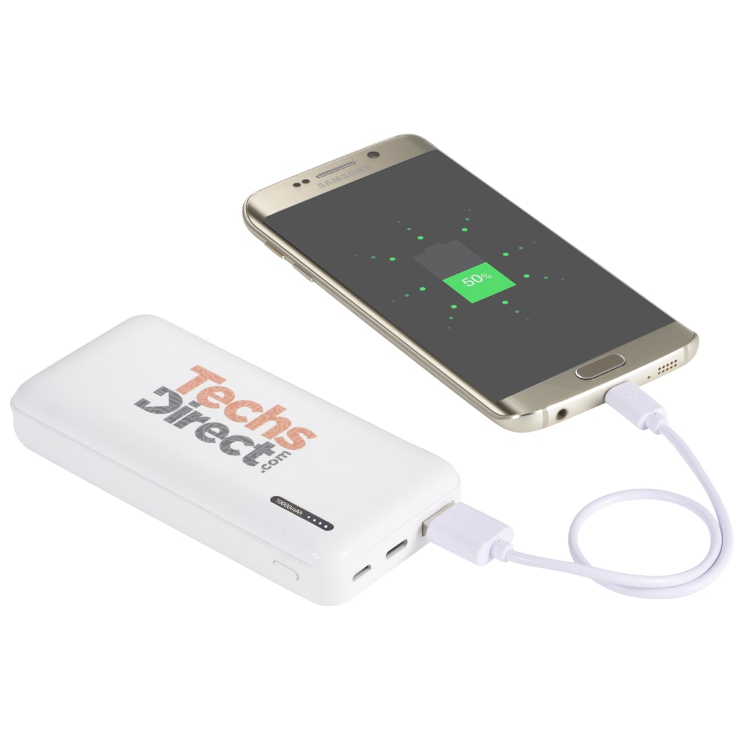 Zodiac High Density 10000 mAh Power Bank - 7121-73 White