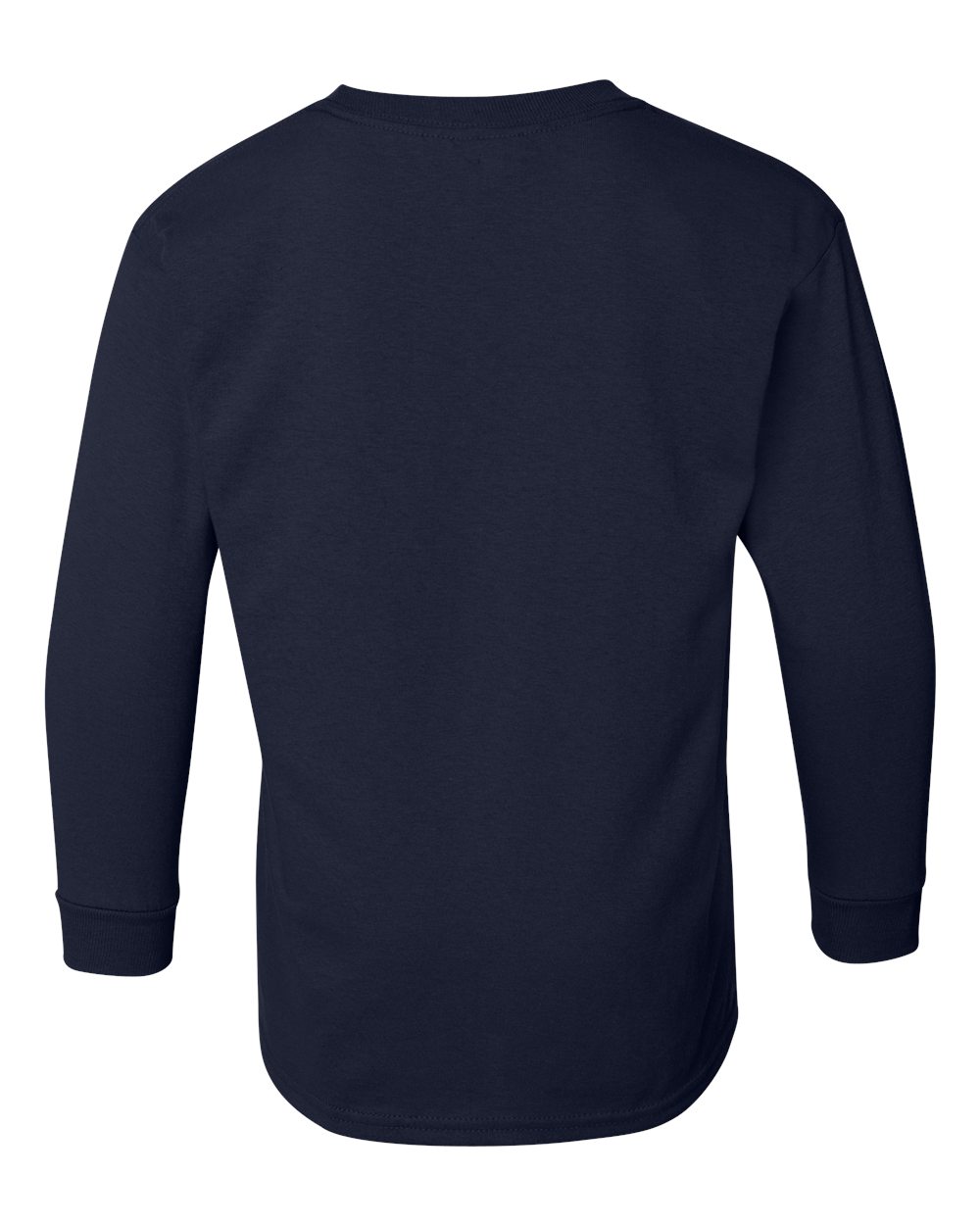 Gildan Youth Heavy Cotton™ Long Sleeve T-Shirt - 5400B Navy