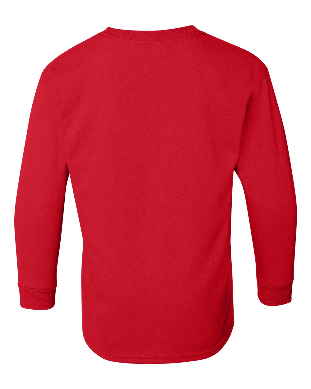 Gildan Youth Heavy Cotton™ Long Sleeve T-Shirt - 5400B Red