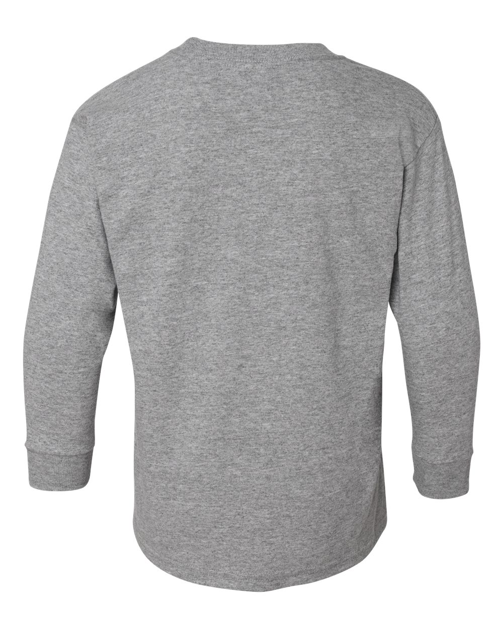 Gildan Youth Heavy Cotton™ Long Sleeve T-Shirt - 5400B Sport Grey