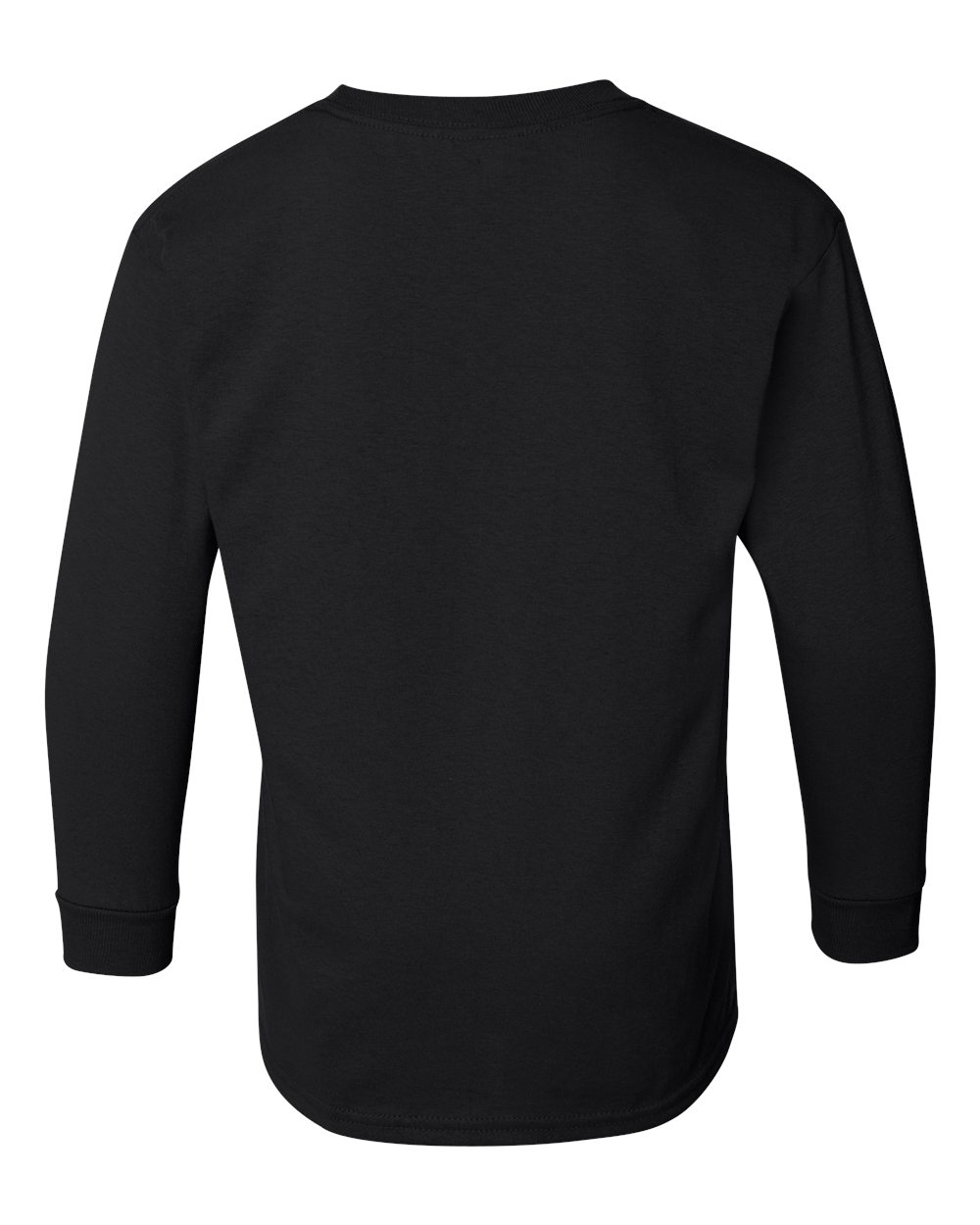 Gildan Youth Heavy Cotton™ Long Sleeve T-Shirt - 5400B Black