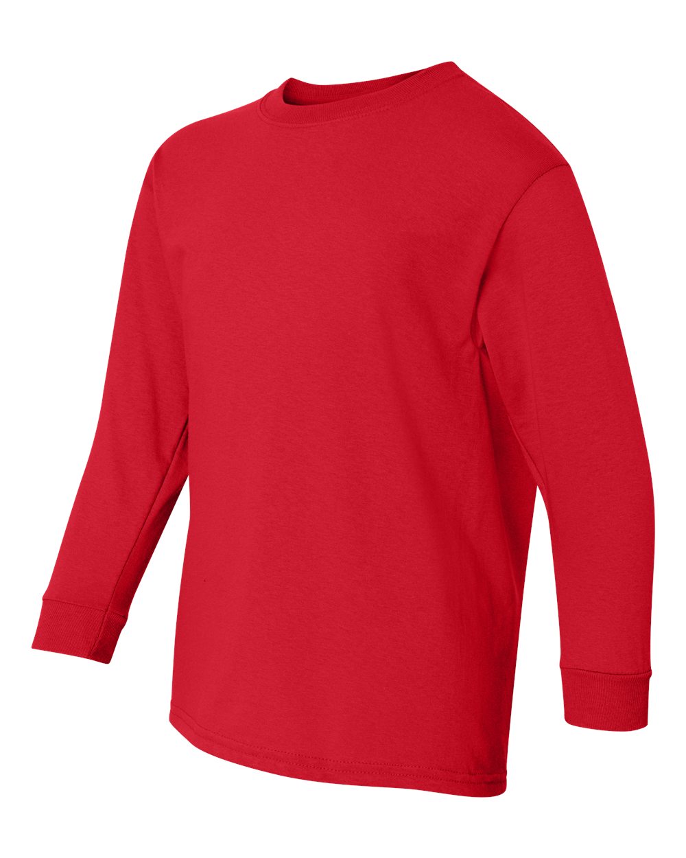 Gildan Youth Heavy Cotton™ Long Sleeve T-Shirt - 5400B Red
