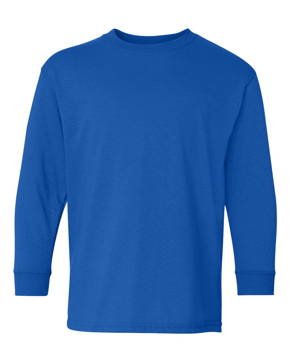 Gildan Youth Heavy Cotton™ Long Sleeve T-Shirt - 5400B Royal