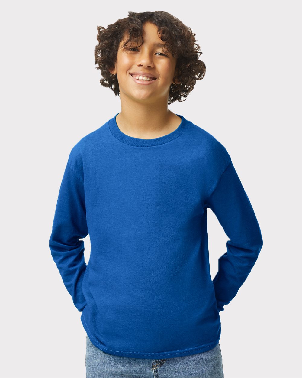 ATCᴹᶜ EuroSpunᴹᴰ Youth Heavy Cotton™ Long Sleeve T-Shirt - 5400B