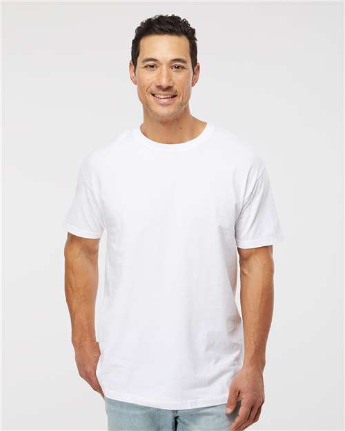 M&O Ring-Spun T-Shirt - 5500 - 5500M White