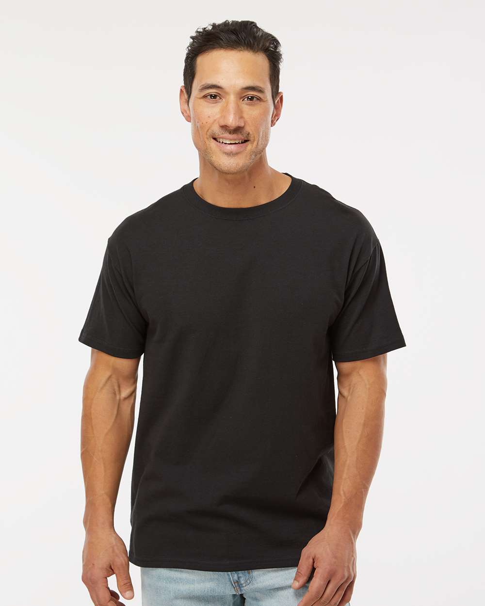M&O Ring-Spun T-Shirt - 5500 - 5500M Black