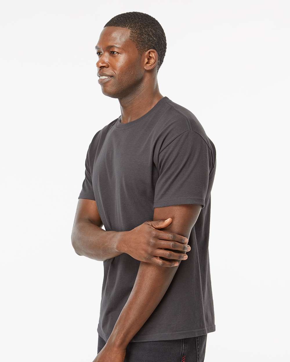 M&O Ring-Spun T-Shirt - 5500 - 5500M Charcoal