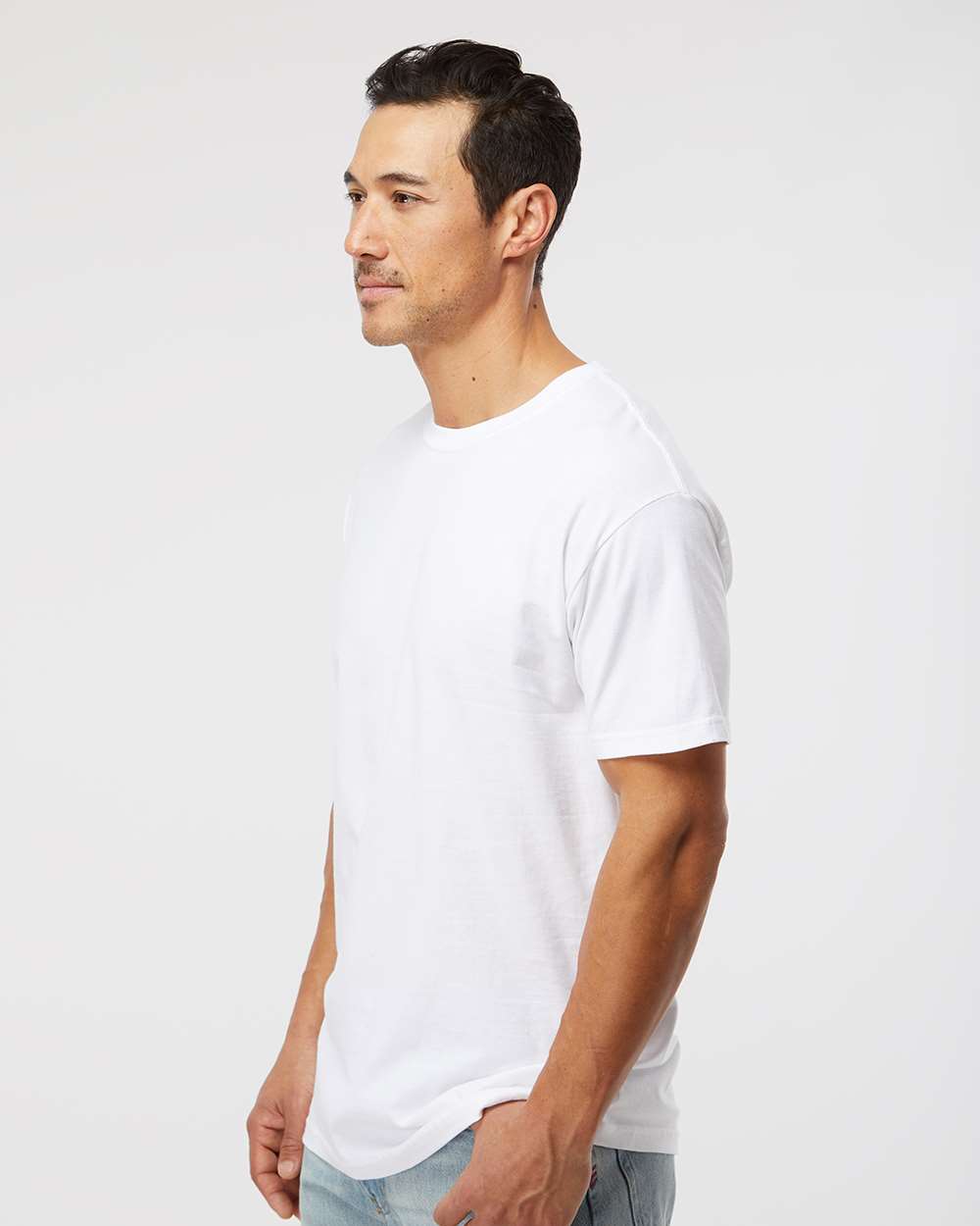 M&O Ring-Spun T-Shirt - 5500 - 5500M White