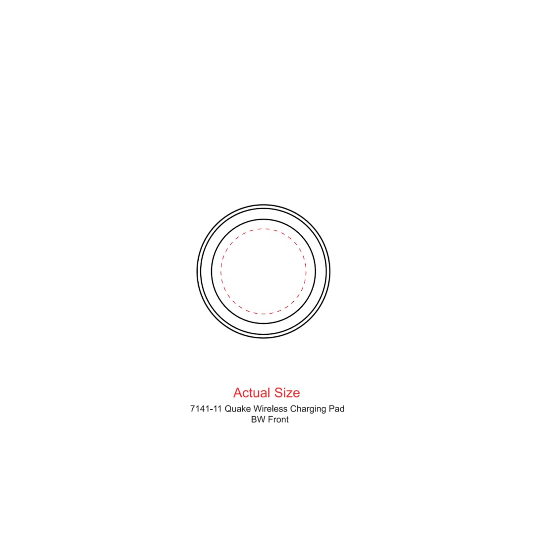 Quake Wireless Charging Pad - 7141-11 Black