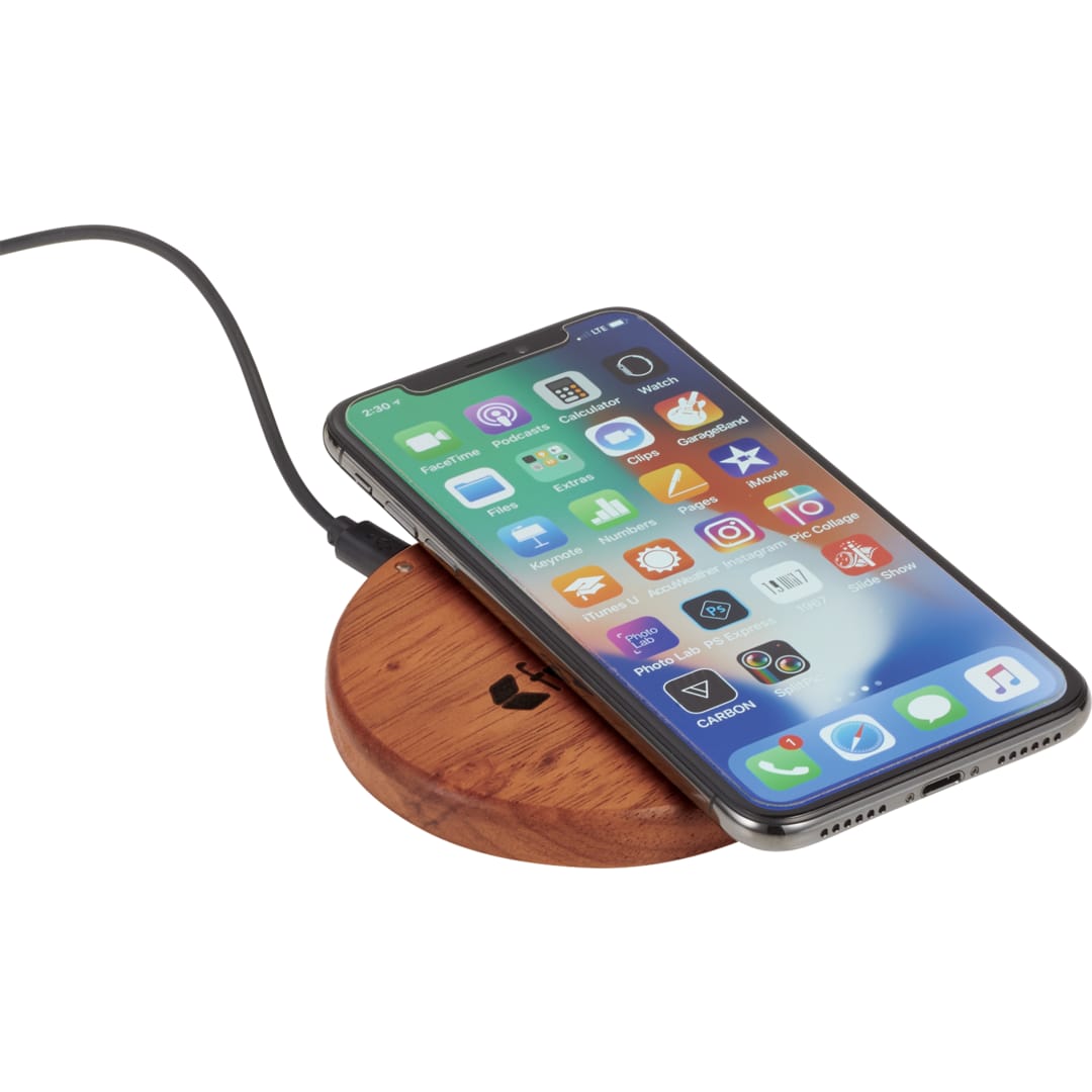  FSC&#174; 100% Wood Wireless Charging Pad - 7141-27