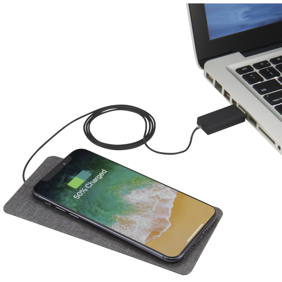  Ultra Thin Fabric Wireless Charging Pad - 7141-83