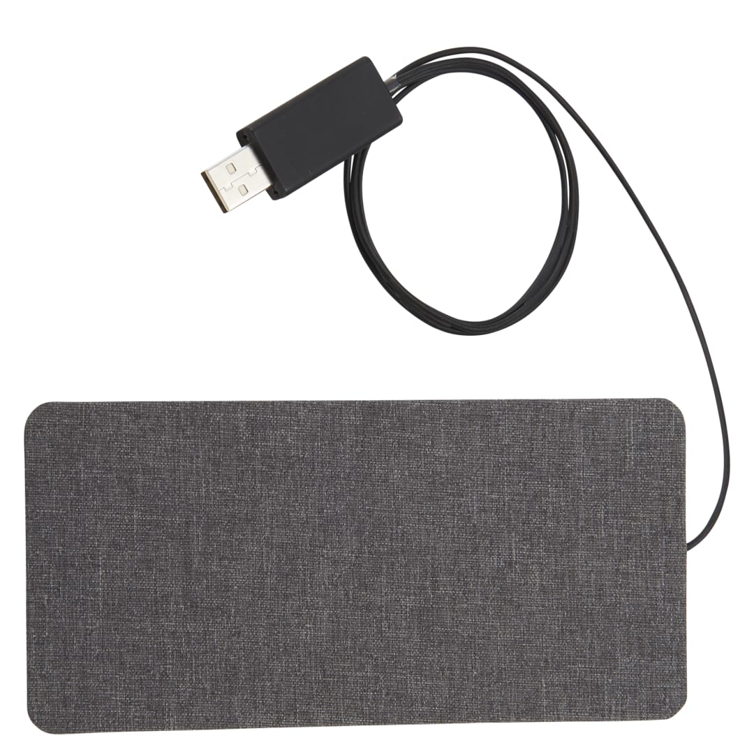 Ultra Thin Fabric Wireless Charging Pad - 7141-83 Gray