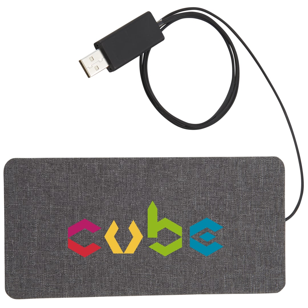 Ultra Thin Fabric Wireless Charging Pad - 7141-83 Gray