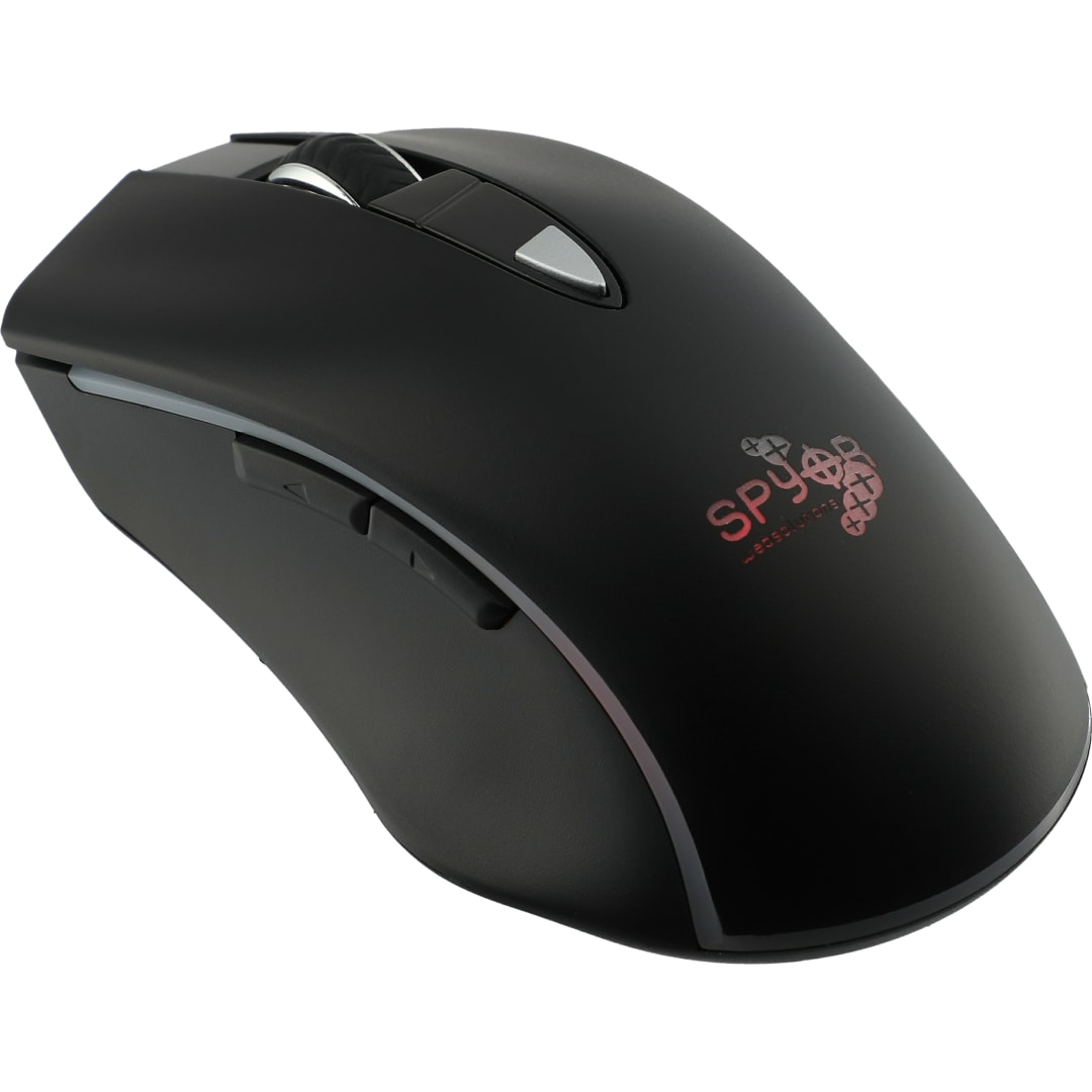 Light Up Logo Wireless Optical Mouse - 7142-24 Black