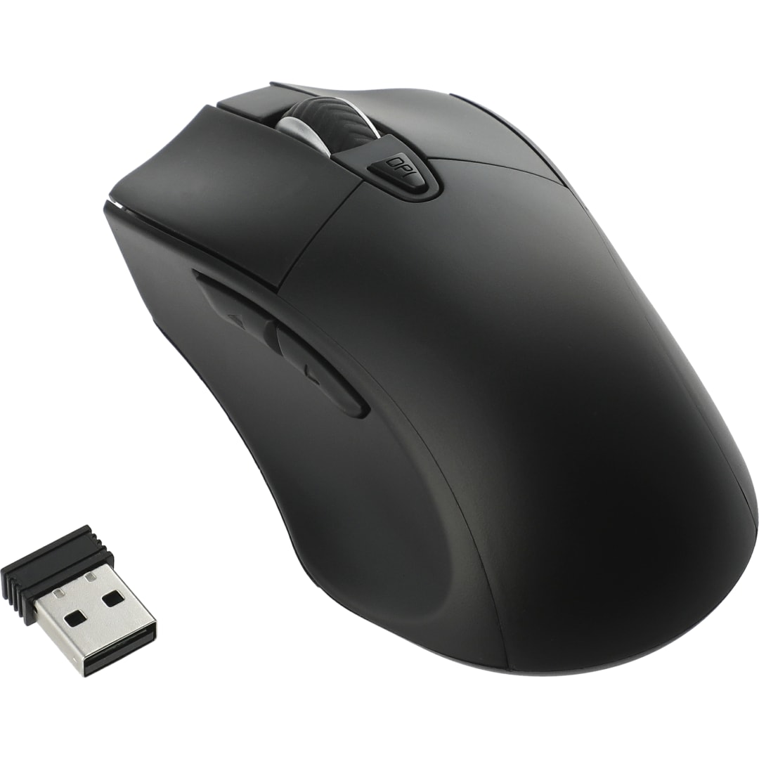 Wizard Wireless Mouse with Coating - 7142-49 Black