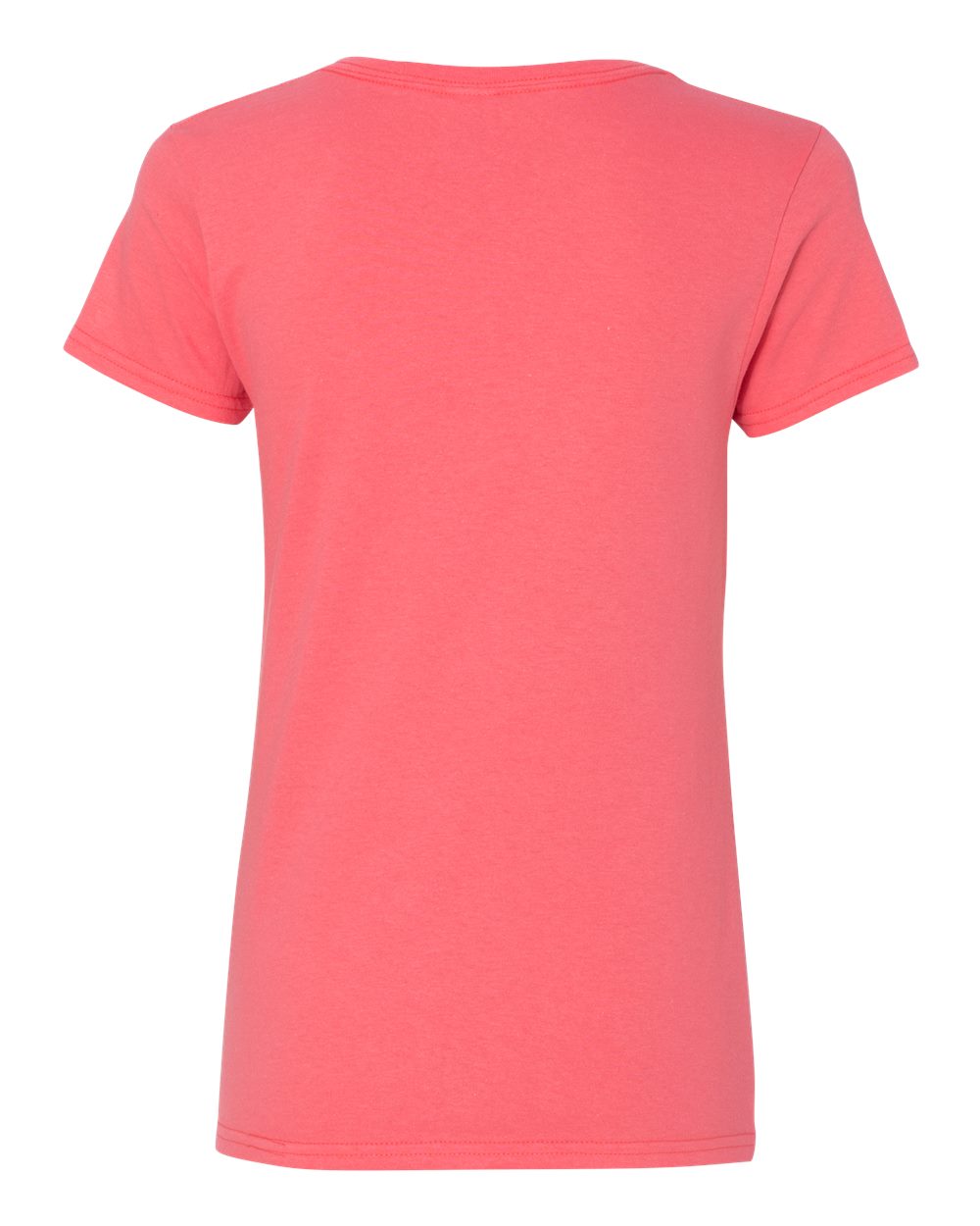Gildan Women's Heavy Cotton™ V-Neck T-Shirt - 5V00L Coral Silk