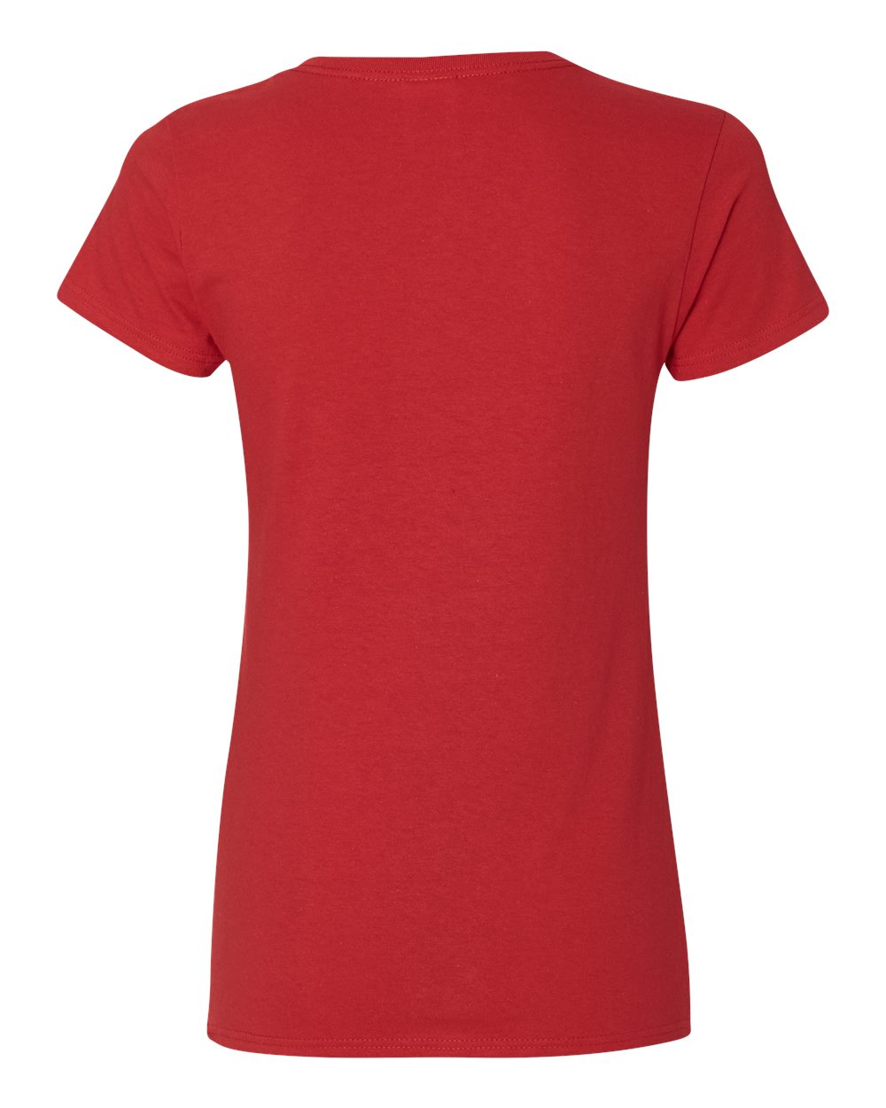 Gildan Women's Heavy Cotton™ V-Neck T-Shirt - 5V00L Red