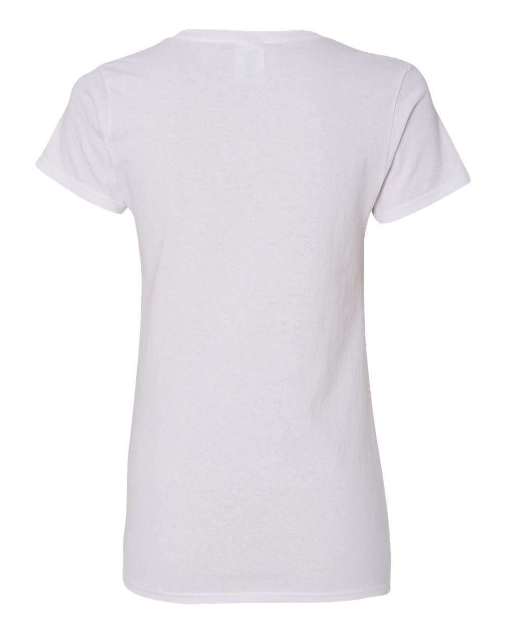 Gildan Women's Heavy Cotton™ V-Neck T-Shirt - 5V00L White