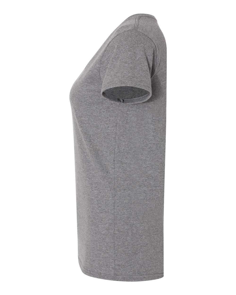 Gildan Women's Heavy Cotton™ V-Neck T-Shirt - 5V00L Graphite Heather