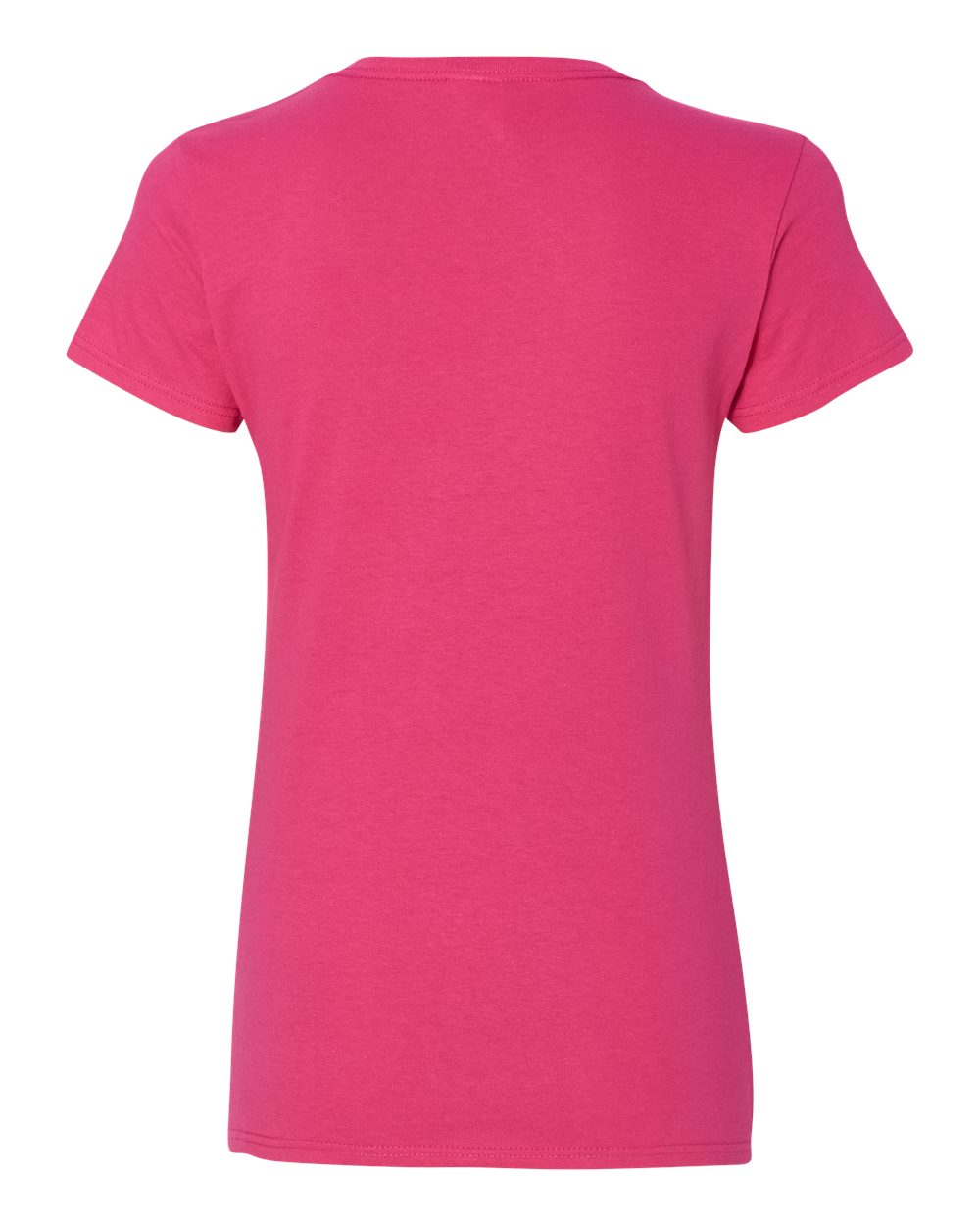 Gildan Women's Heavy Cotton™ V-Neck T-Shirt - 5V00L Heliconia