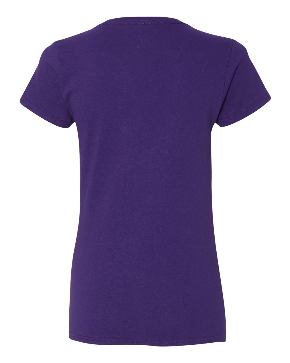 Gildan Women's Heavy Cotton™ V-Neck T-Shirt - 5V00L Purple