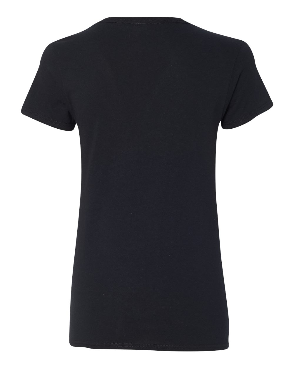 Gildan Women's Heavy Cotton™ V-Neck T-Shirt - 5V00L Black